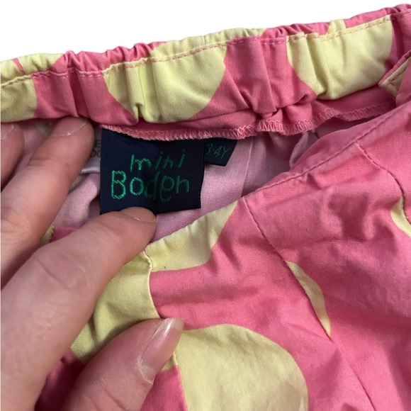 Mini BODEN Pink and Green Polka Dot kids Skirt Size 3-4 yr - Picture 2 of 3